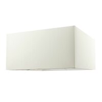 Stoff Lampenschirm groß 60 cm quadratisch eckig Beige