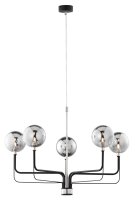 Kronleuchter Metall Glas inkl. LED G9 5-flammig