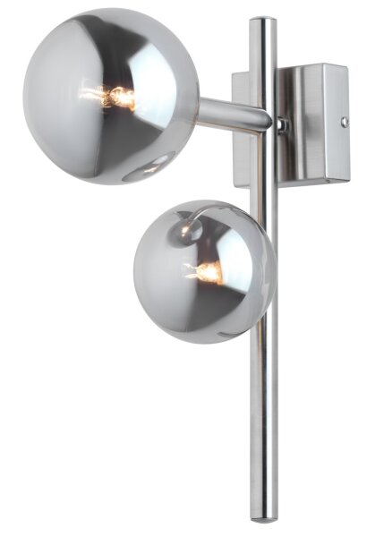 Wandlampe in Nickel Graphit inkl. LED G9 Loft