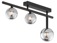 Deckenlampe Schwarz Graphit inkl. LED G9 dekorativ