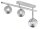 Loft Deckenleuchte Glas Metall inkl. LED G9 GLENNA