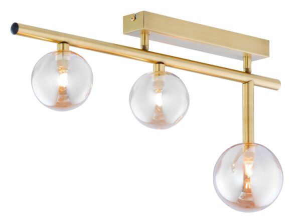 Dekorative Deckenleuchte Glas inkl. LED G9 Loft