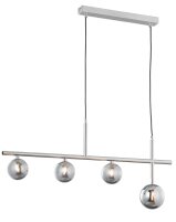 Metall H&auml;ngelampe inkl. LED G9 in Nickel Graphit
