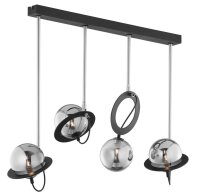 H&auml;ngelampe Metall Planeten inkl. LED G9 4-flammig