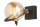 Loft Wandspot Metall Schwarz inkl. LED G9 Planet