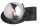 Metall Wandspot Glas Kugel inkl. LED G9 stilvoll