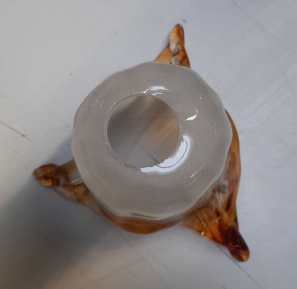 Lampenschirm Glas Blüten Design Ø17,5cm für E14 Leuchten