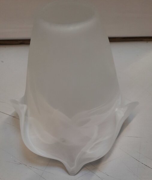 Lampenschirm Glas Weiß Alabaster Ø15cm für E27 Leuchten