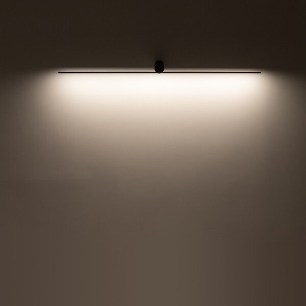 LED Wandleuchte Schwarz B: 66 cm 3000 K warm
