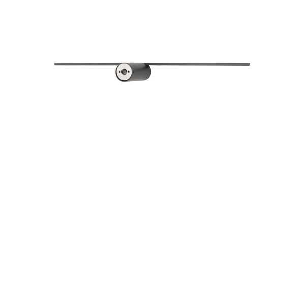 LED Wandleuchte Schwarz B: 66 cm 3000 K warm