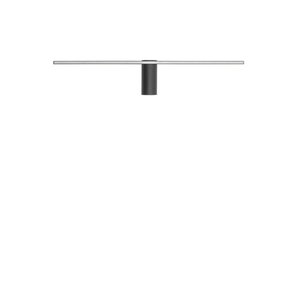 LED Wandleuchte Schwarz B: 66 cm 3000 K warm