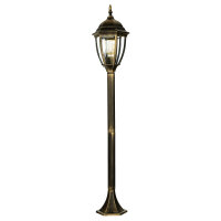 Außenstehlampe in edlem antik-gold