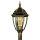 Außenstehlampe in edlem antik-gold