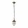 Hängelampe außen Glas Messing massiv E27 IP54 D: 16 cm