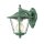 Außenlampe Wand Echt-Messing 23 cm hoch IP43 Grün Antik
