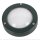 Kellerlampe Echt-Messing Glas G9 IP64 rund D: 14 cm