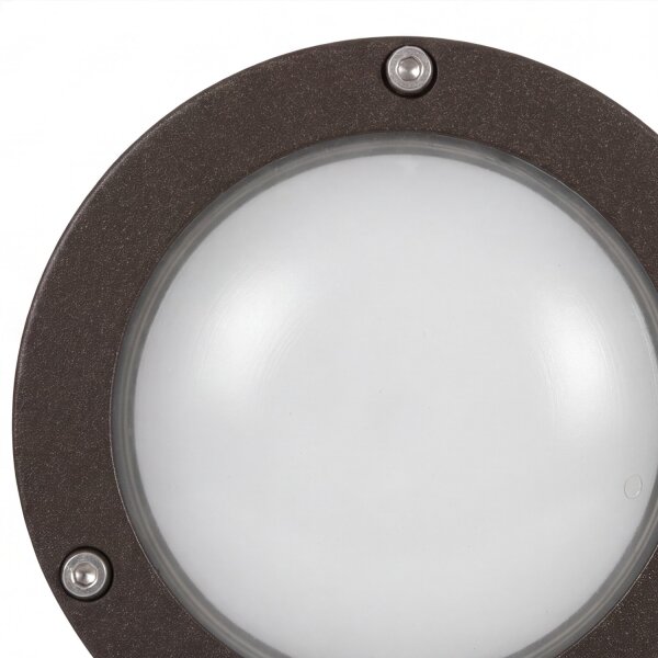 Wandlampe außen Messing massiv Glas G9 IP64 D: 14 cm