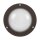Wandlampe außen Messing massiv Glas G9 IP64 D: 14 cm