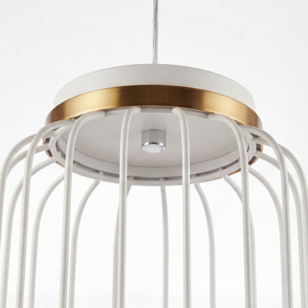 LED Hängelampe Metall 40 cm breit H: max. 120 cm 657 lm