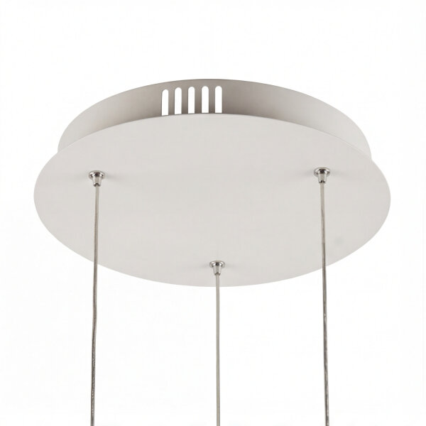 LED Hängelampe Metall 40 cm breit H: max. 120 cm 657 lm
