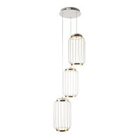 LED Hängelampe Metall 40 cm breit H: max. 120 cm 657 lm