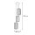 LED Hängelampe Metall 40 cm breit H: max. 120 cm 657 lm