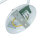 Wandlampe Metall Weiß Stoff Lampe Rustikal