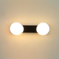 Wandleuchte BRAZOS in Chrom 2-flmg