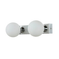 Wandleuchte BRAZOS in Chrom 2-flmg