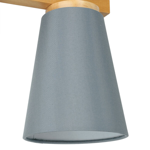 Wandlampe mit Schalter Kabel Grau Skandinavisch