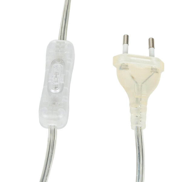 Wandlampe mit Schalter Kabel Grau Skandinavisch