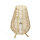 Boho Tischlampe Korb Geflecht 34,5cm dekorativ NATHYE