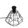 Tischlampe Schwarz E27 Metall Stoff 34 cm