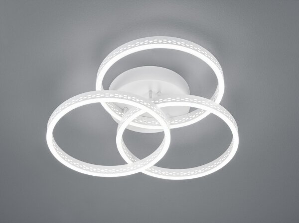 LED Deckenlampe dimmbar Weiß L:50 cm 45 W 3000 K Modern