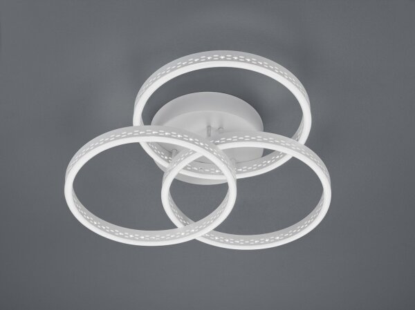 LED Deckenlampe dimmbar Weiß L:50 cm 45 W 3000 K Modern