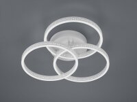 LED Deckenlampe dimmbar Weiß L:50 cm 45 W 3000 K...