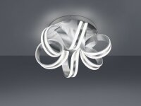 LED Deckenlampe dimmbar in Aluminium Metall 38 W 3000 K