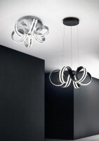 LED Deckenlampe dimmbar in Aluminium Metall 38 W 3000 K