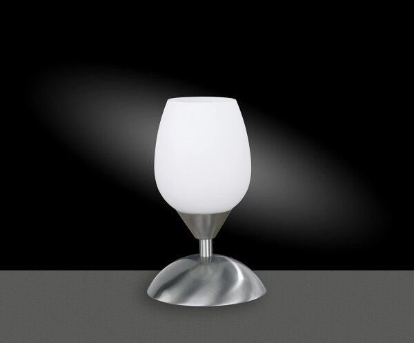 Blendarme Tischlampe Glas Metall 19,6 cm E14 Modern