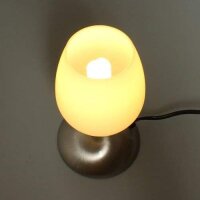 Blendarme Tischlampe Glas Metall 19,6 cm E14 Modern