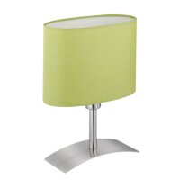 Gemütliche Tischleuchte Stoff Grün 26 cm E14...