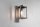 Wandlampe außen Anthrazit Metall Glas H:33 cm IP44 E27