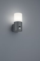 Wandlampe mit Bewegungsmelder außen IP44 E27 Anthrazit