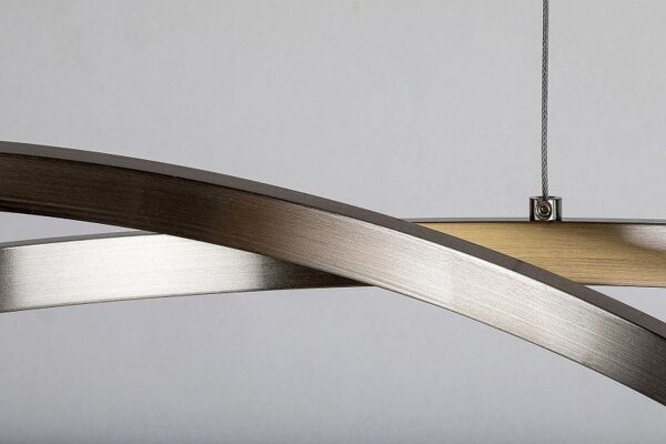 LED Pendelleuchte Metall L:50 cm 4000 K dekorativ