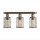 Deckenlampe Industrial 57,5 cm breit Messing antik 3-flammig E27