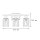 Deckenlampe Industrial 57,5 cm breit Messing antik 3-flammig E27