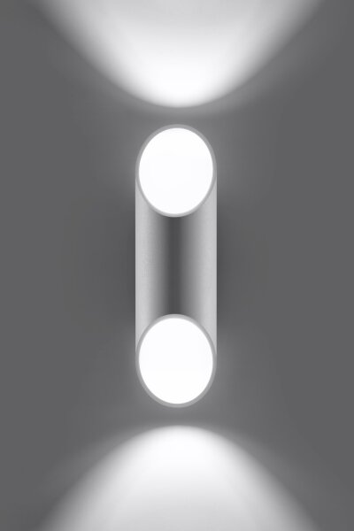 Wandlampe Up & Down Spot Weiß H:30cm Ø10cm NIXON