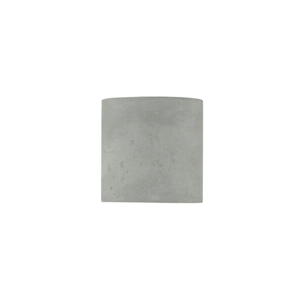 Beton Wandleuchte Up Down rund H: 10 cm klein G9 LED