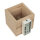 Holzlampe GEO Up Down B:10cm quadratisch G9