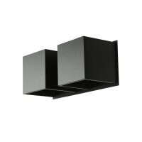 Wandleuchte Up Down B:26cm 2xG9 Schwarz Metall